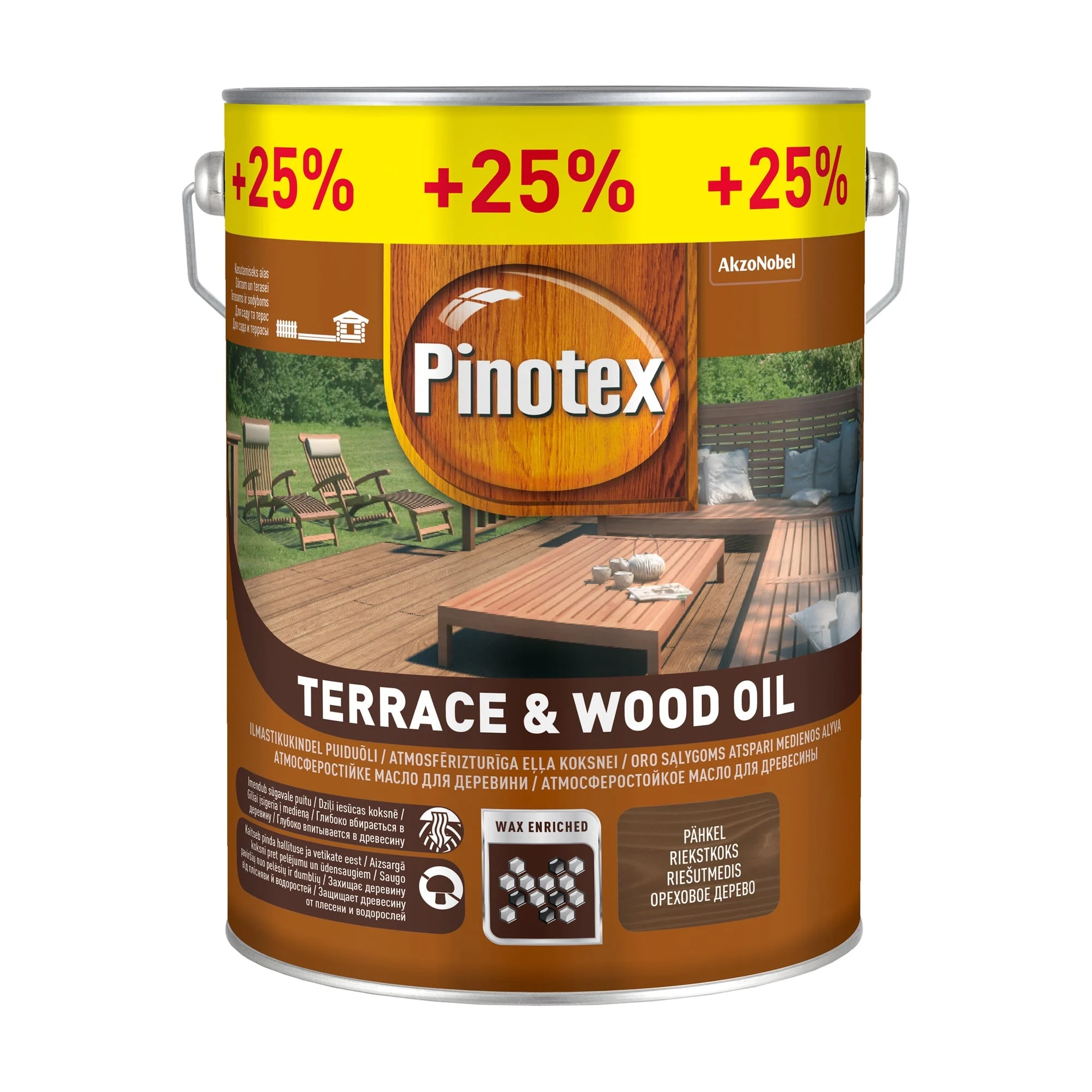 МАСЛО ДЛЯ ТЕРРАС TERRACE OIL RIEKSTKOKS 4+1L