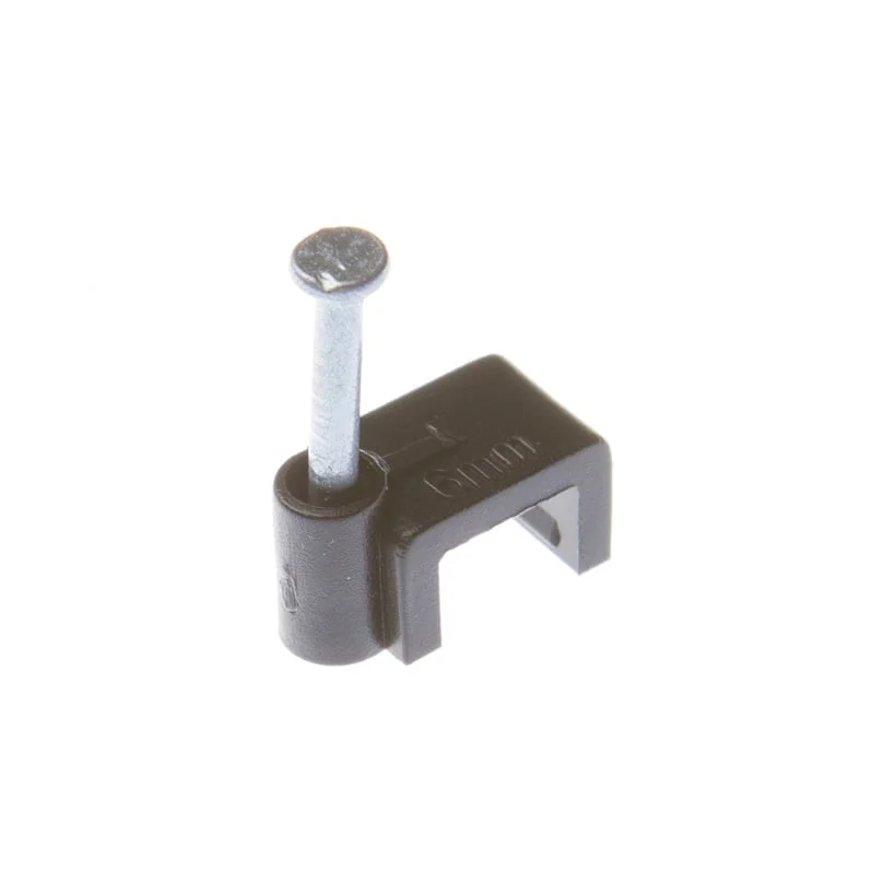CLIPS CABLE CHF4.1X6 BLACK 100PCS
