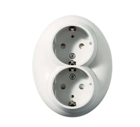 SCHNEIDER RENOVA 1+1 Z/K WHITE SOCKET