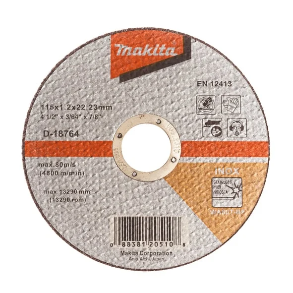 CUTTING DISC 115 X 1.2 WA60T INOX/STEEL