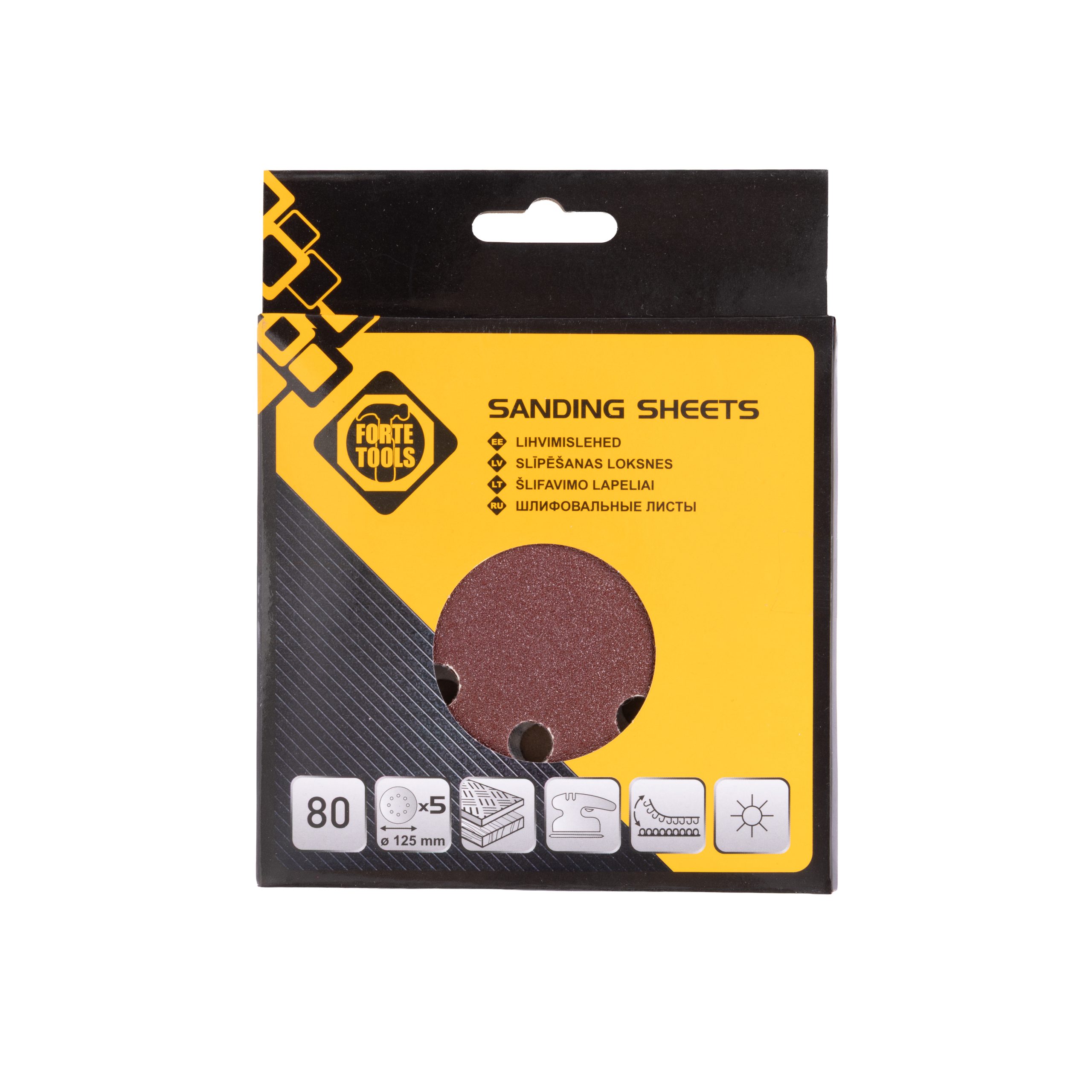 DISC SLIP. WITH 8 HOLES NR80 D125 5PCS