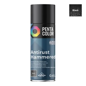 KRĀSA AEROS. PENTACOLOR MELNA 400ML