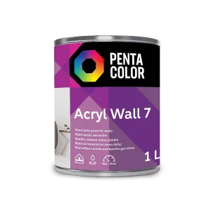KRĀSA DISP. PENTACOLOR ACRYL 7 BALTA 1 L