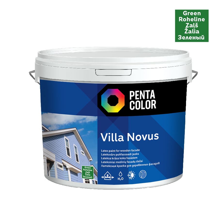 KRĀSA FASĀDES VILLA NOVUS ZAĻA 3 L