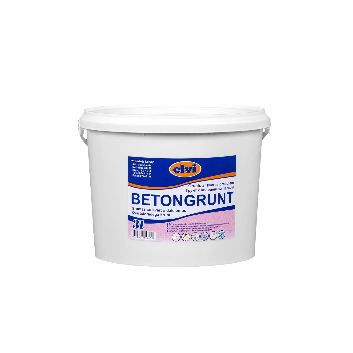 BETONGRUNTS SARKANA 4 KG