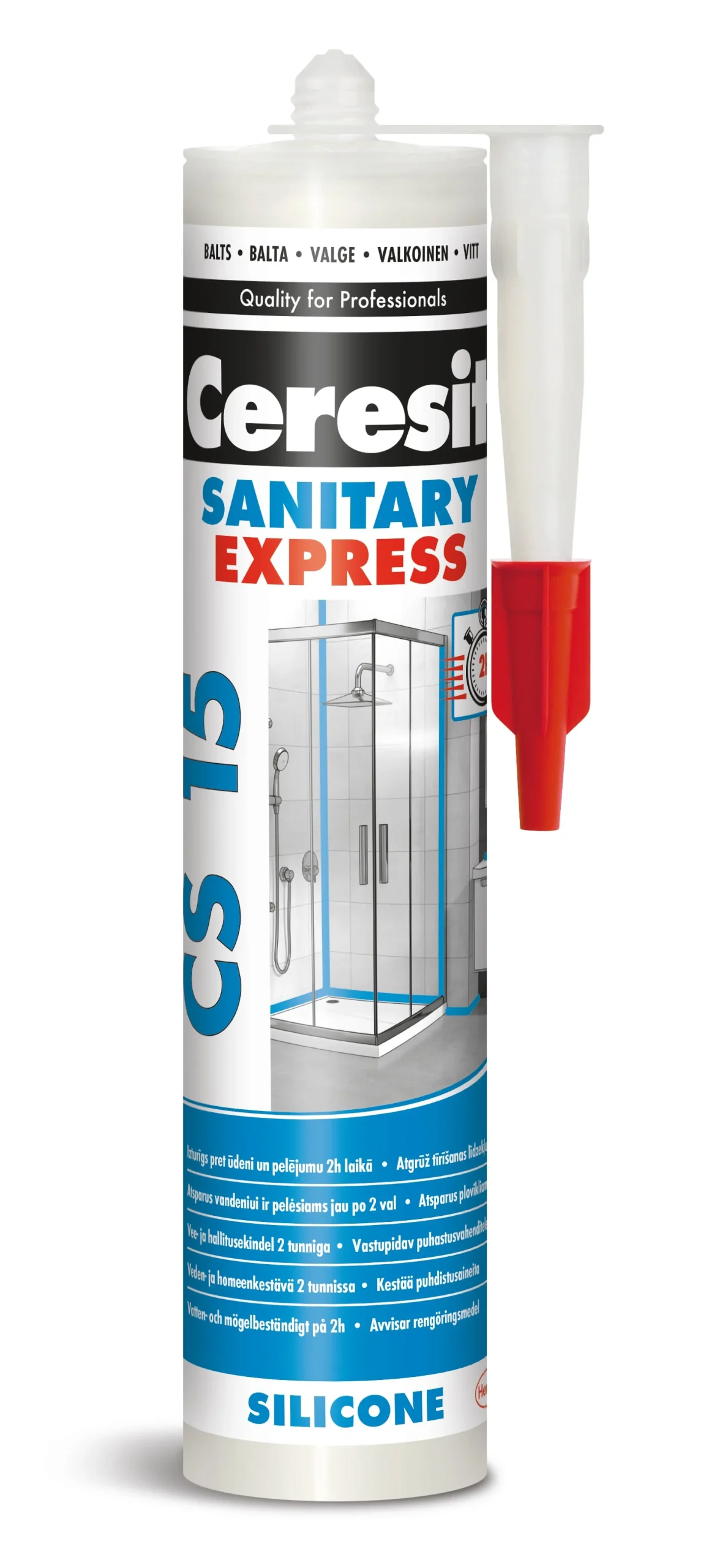 SILIKONS CERESIT CS15 EXPRESS 280ML BALT