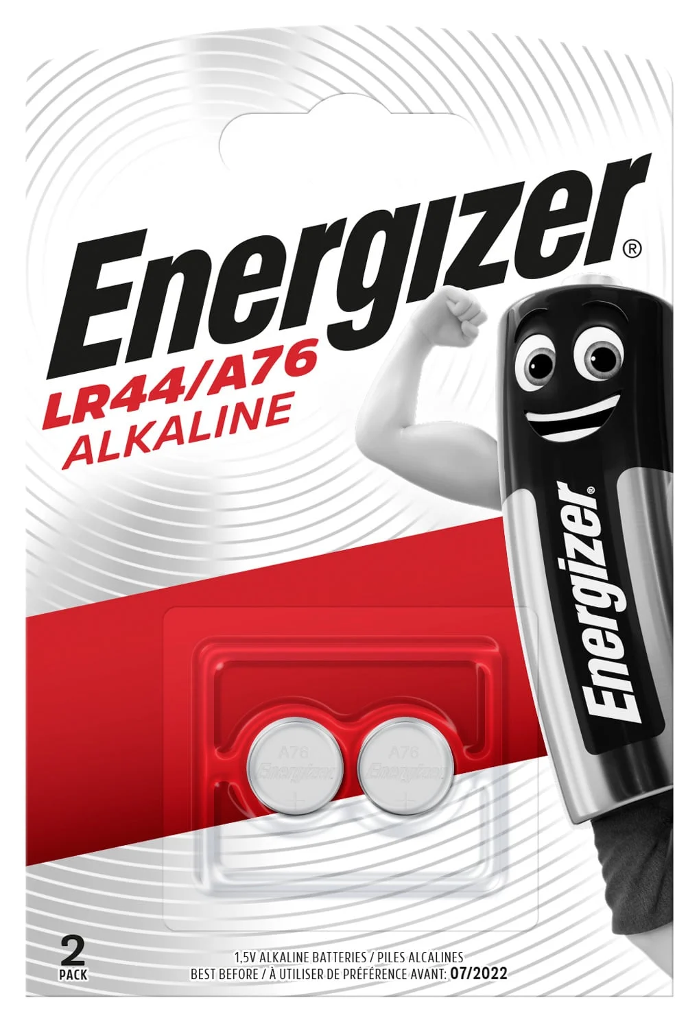BATERIJAS ENERGIZER LR44/A76 ALK B2