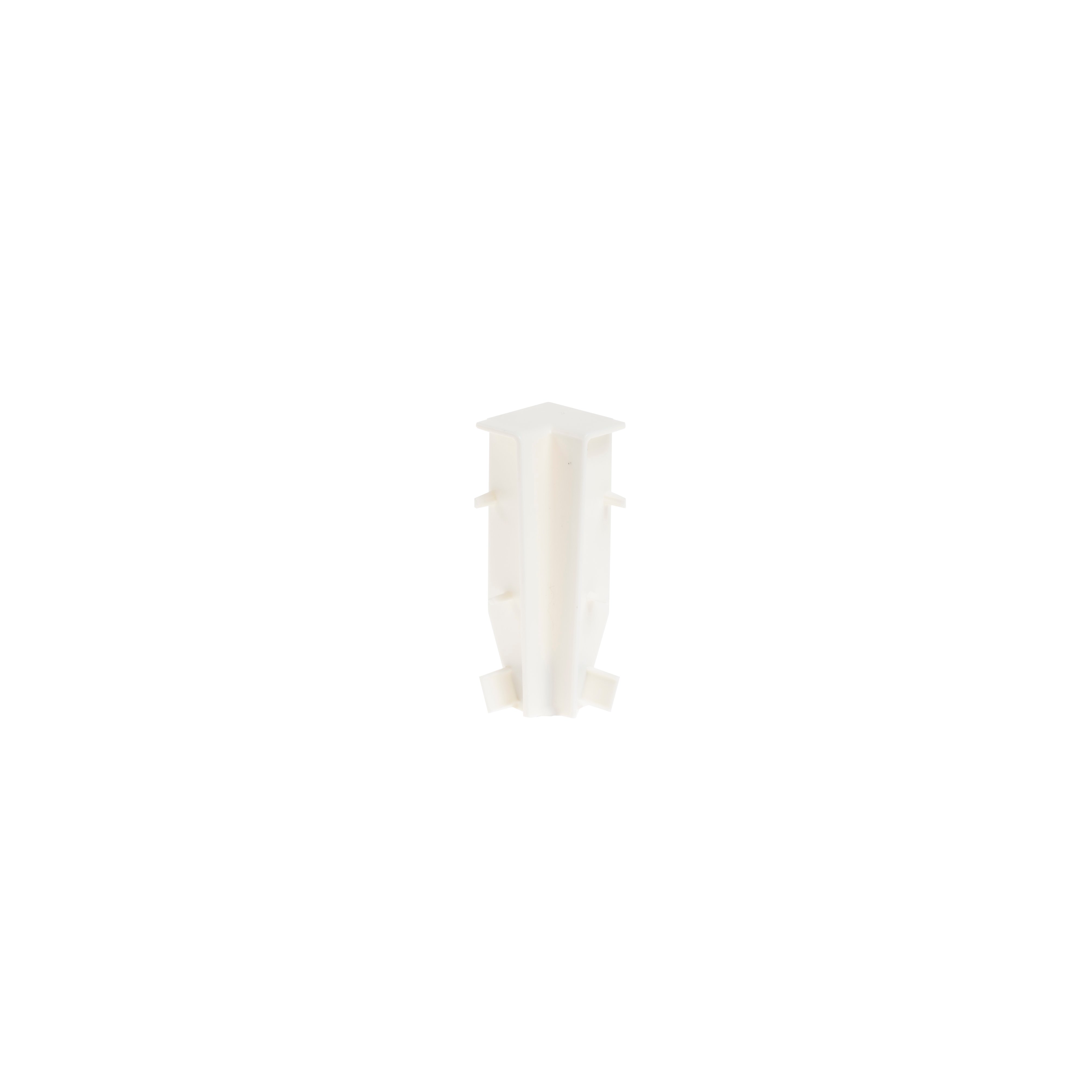 PVC BASEBOARD INSIDE CORNER R9003 WHITE 2PCS