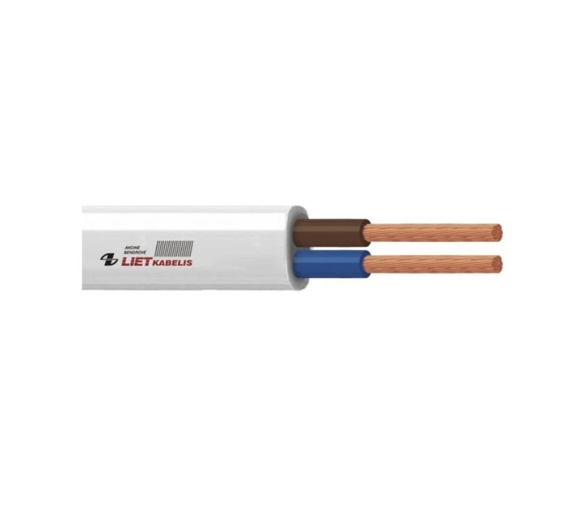 CABLE H05VVH2-F 2X1 WHITE 25M