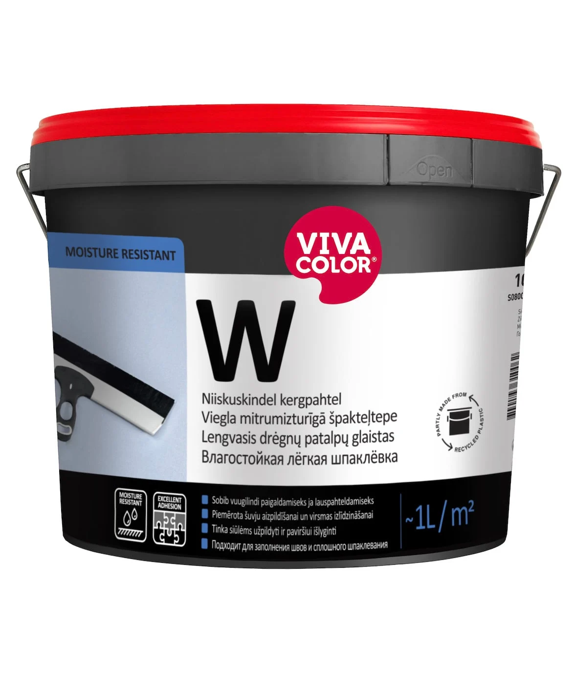 ШПАКЛЕВОЧНАЯ ПАСТА VIVACOLOR W 10L