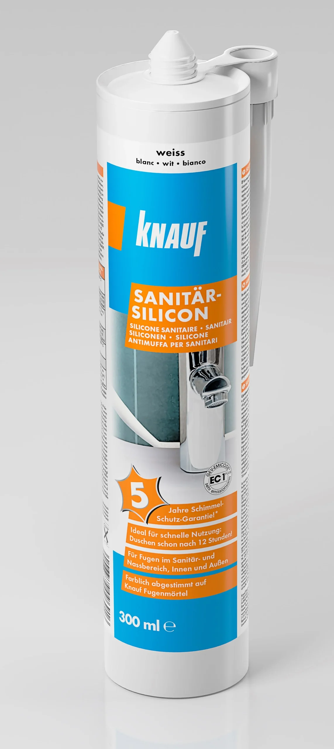 SILIKONS KNAUF BALTS 300ML
