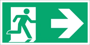 STICKER PROCEED RIGHT 20X10 LUTLLL20