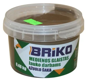 ШПАКЛЕВКА BRIKO ДЛЯ ДЕРЕВА ДУБ. 0.48КГ