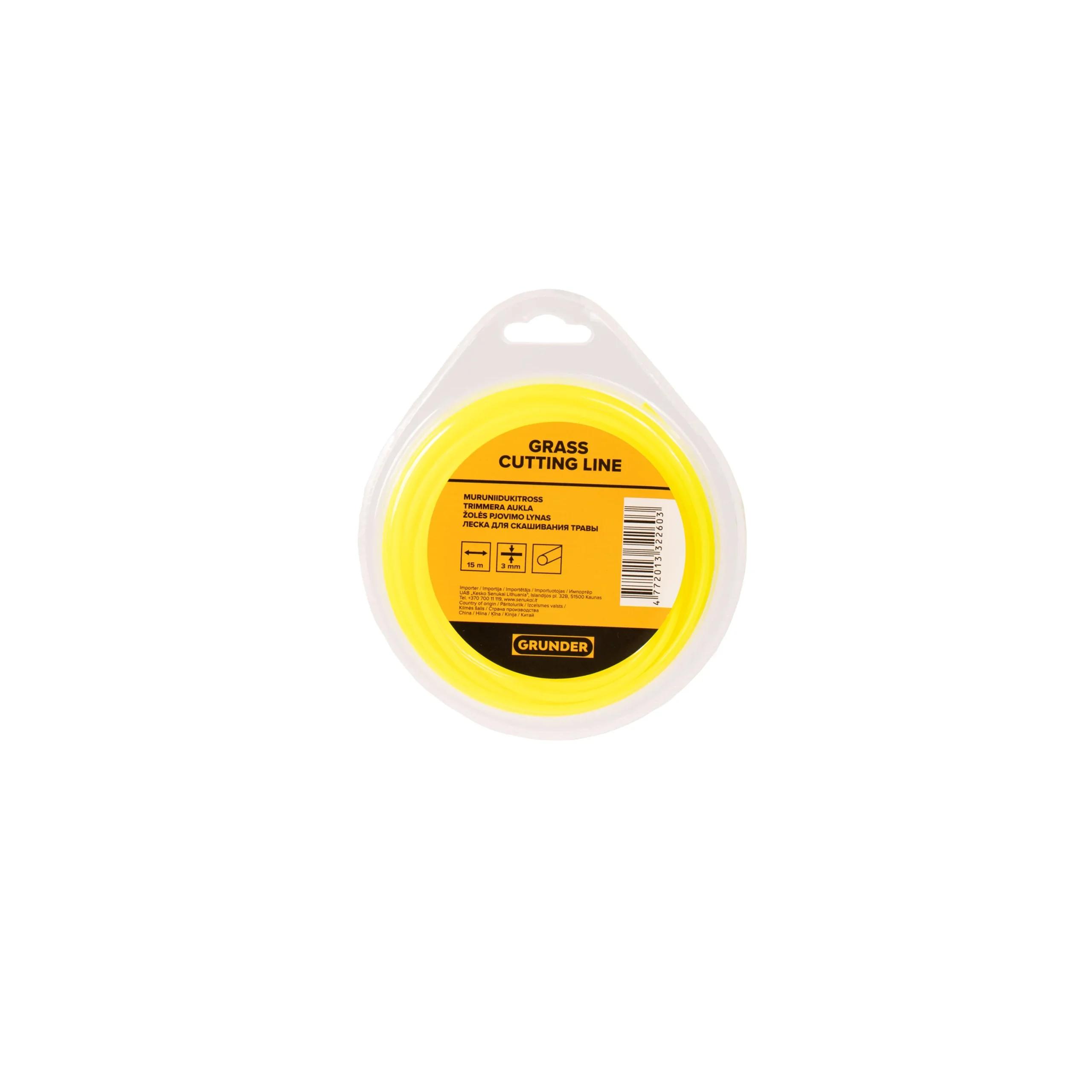GRASS MOWER 3.0 MM 15 M ROUND ECO