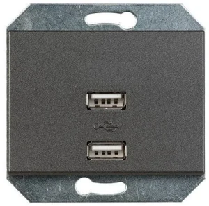 USB SOCKET 5V DC 3.4 A XP BLACK