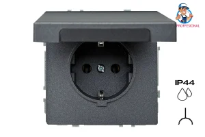 SOCKET IKL16-208-01.M/BM MODERN BLACK