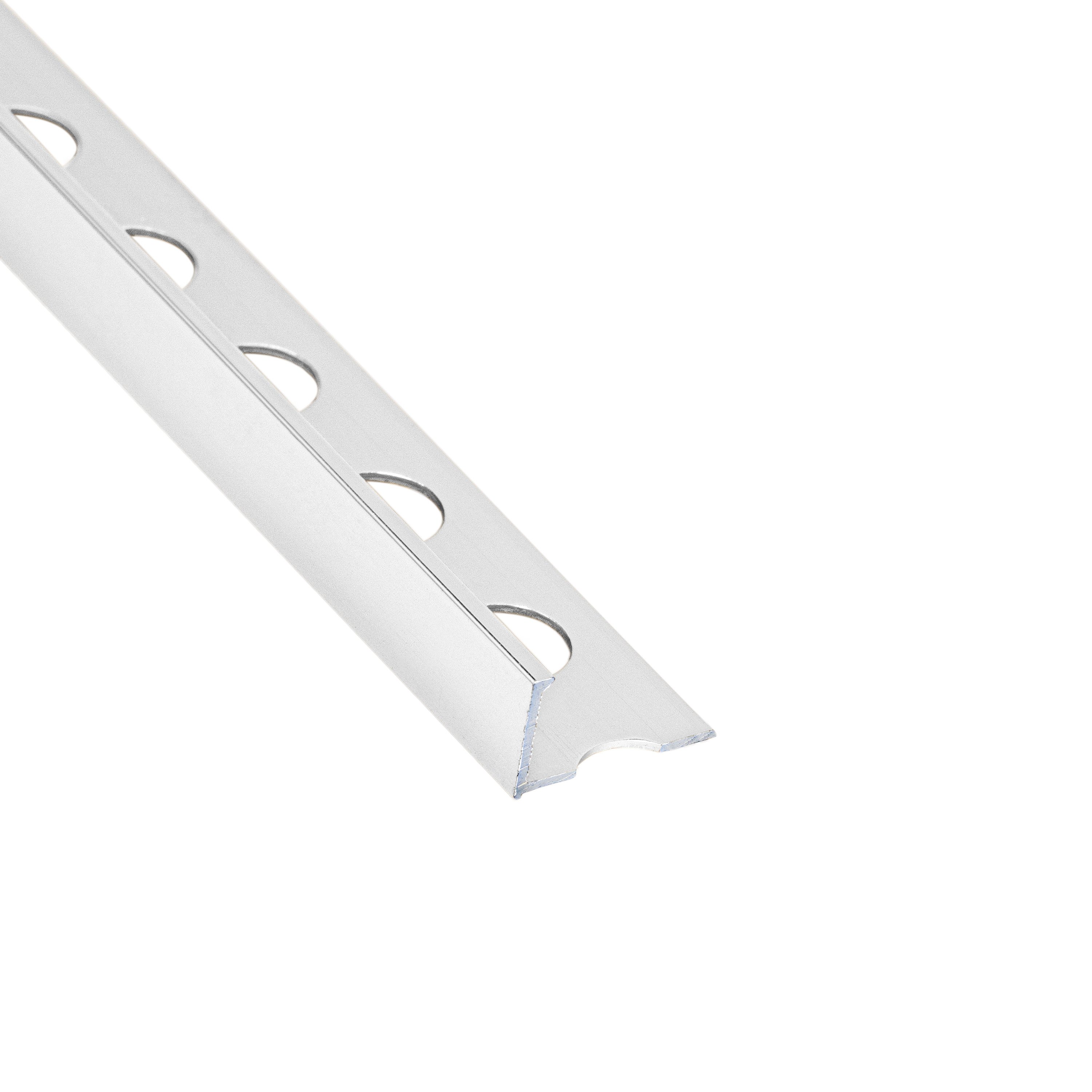 LIST ALUM L 10MM/2.6M WHITE LACQUER GLO