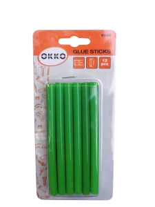 GLUE STICKS 7.2X100MM 12 PCS. GREEN