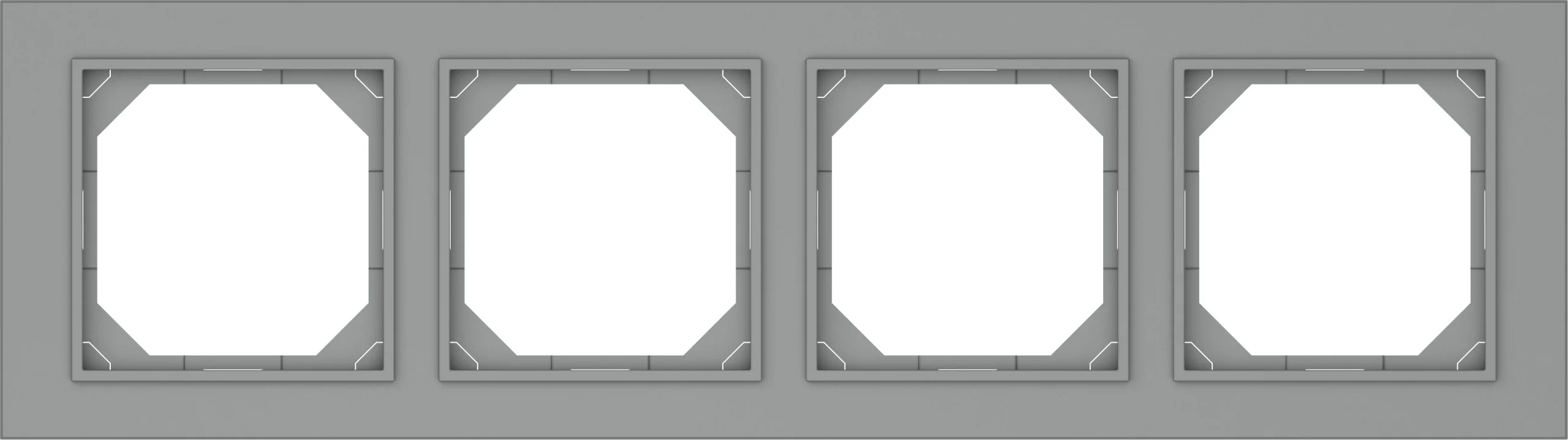 FRAME 4-SEAT GRAY R04 QR1000 FIT LINE
