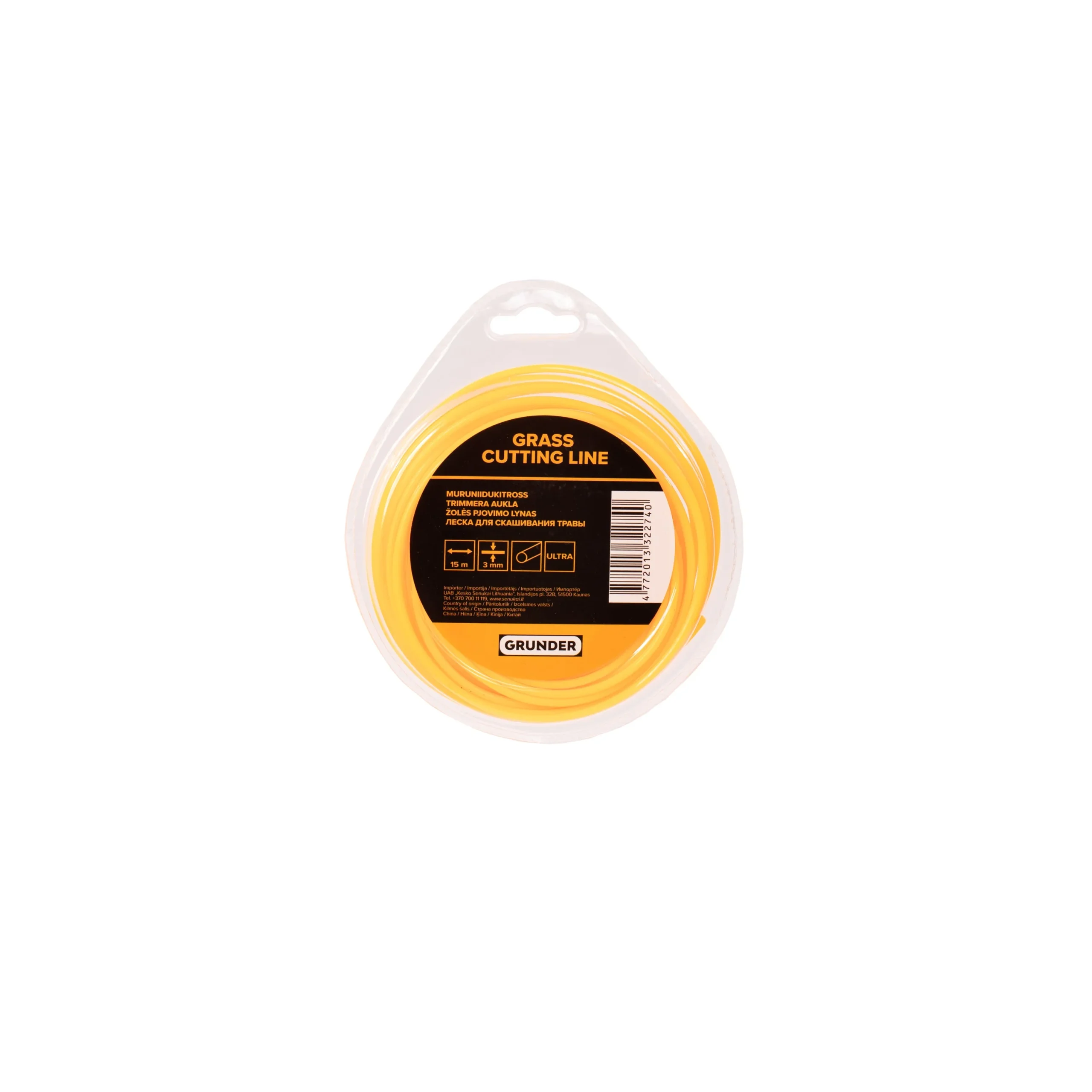 GRASS MOWER 3.0 MM 15 M ROUND ULTRA