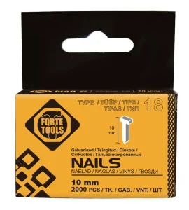 ГВОЗДИ FORTE Tools 10 ММ 2000 ШТ F10/2M