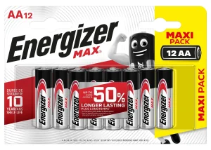 ENERGIZER MAX AA B12 1.5V ALK.BATERIJAS
