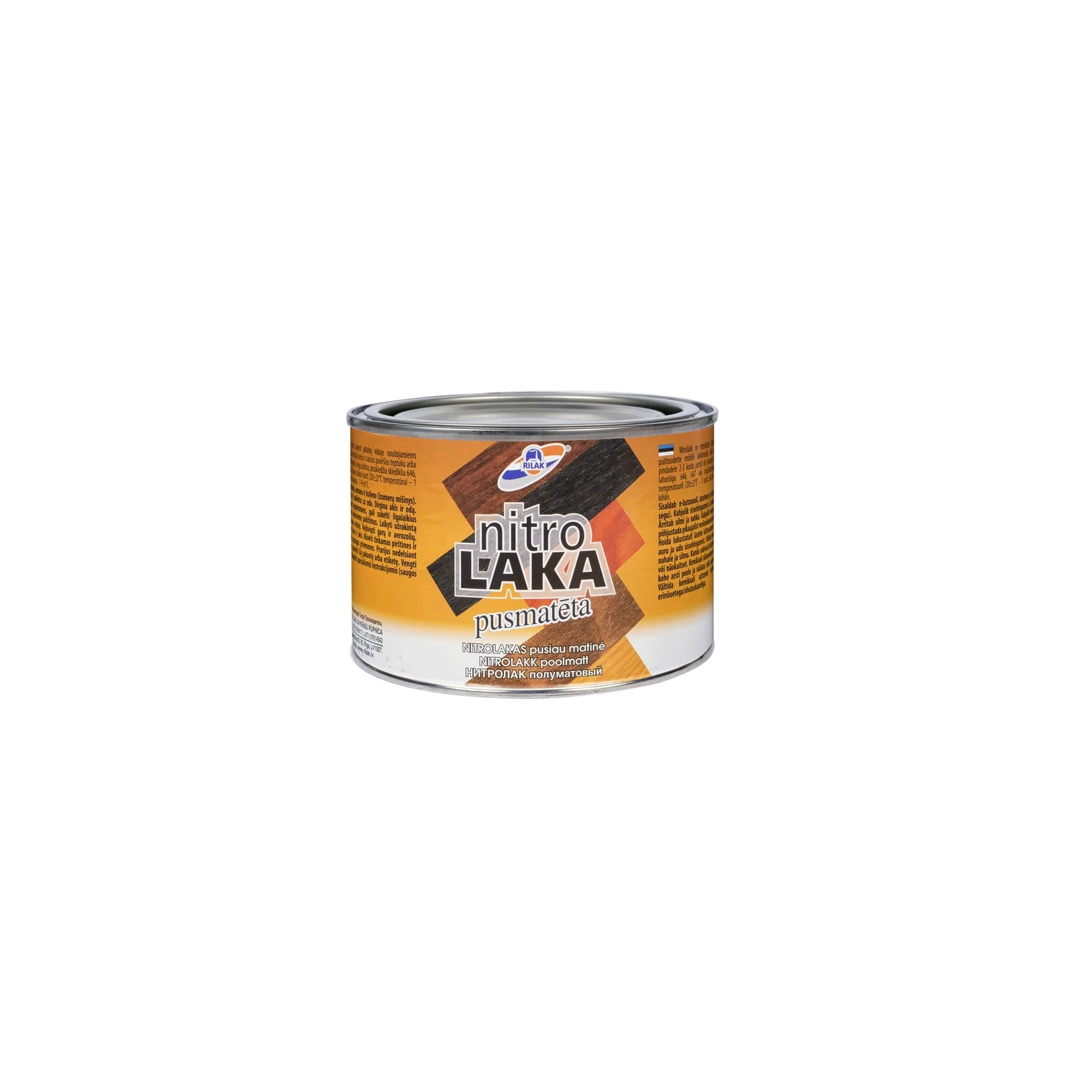 LAKA NITRO 0,45L PUSMATĒTA