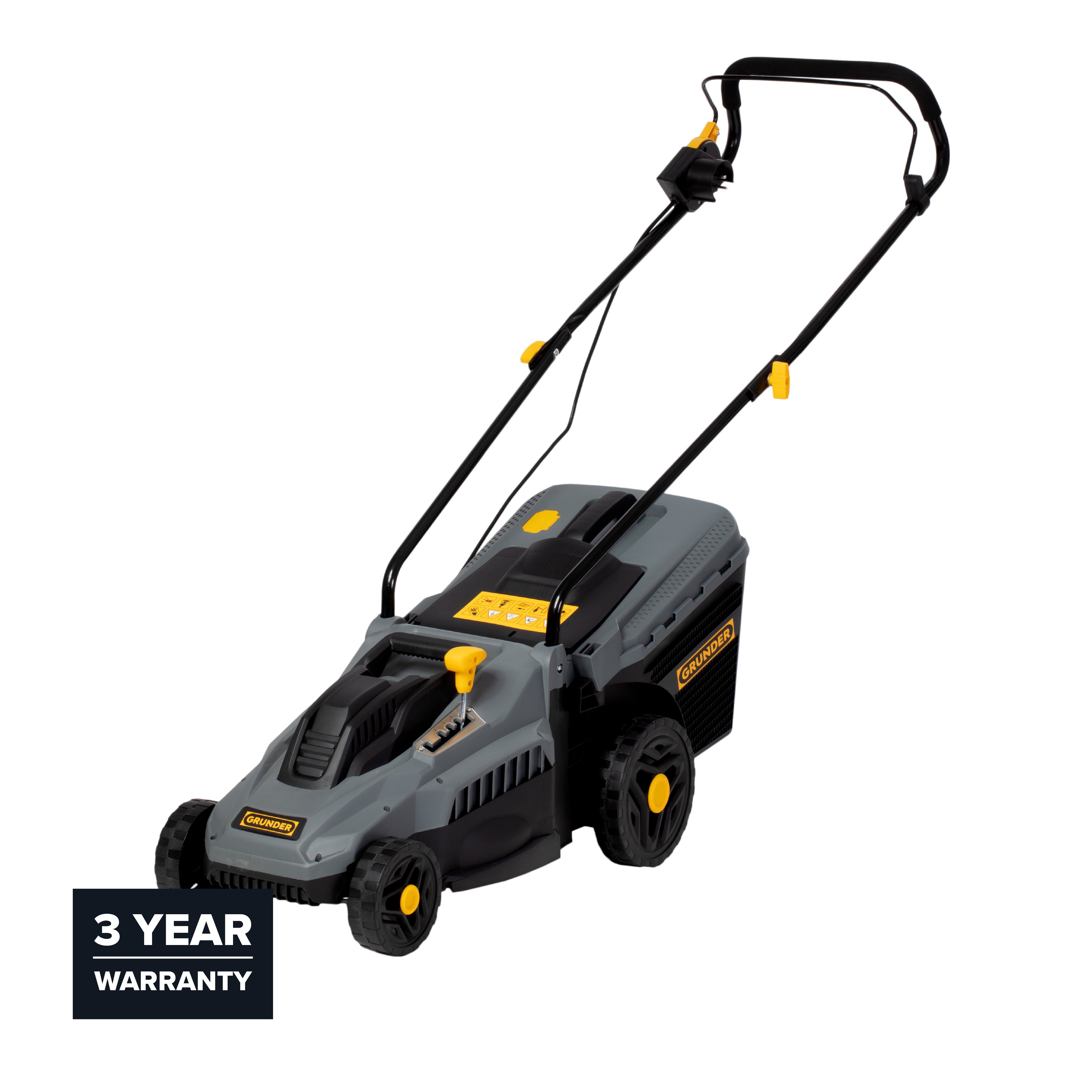ГАЗОНОКОСИЛКА ЭЛЕКТРИЧЕСКАЯ 33СМ 1400W GRUNDER