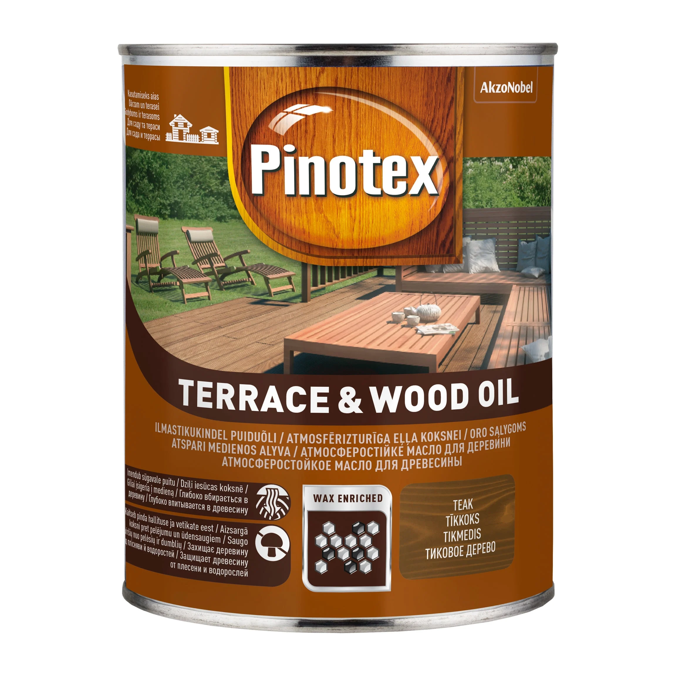 PINOTEX WOOD OIL 1L FOR WOOD TIKKOKS