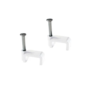 NC4X6 CABLE CLIPS TRANSPARENT 20PCS