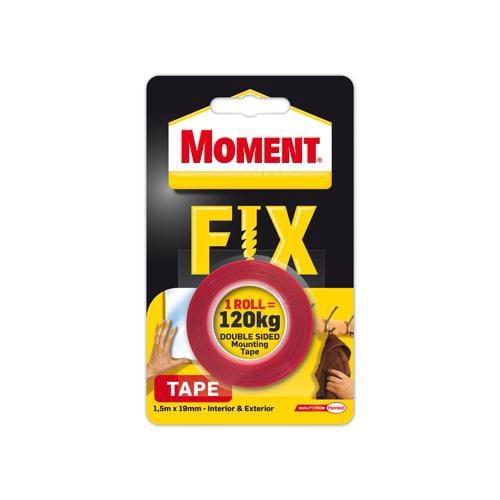 ADHESIVE TAPE MOMENT DOUBLE-SIDED FIX 120KG