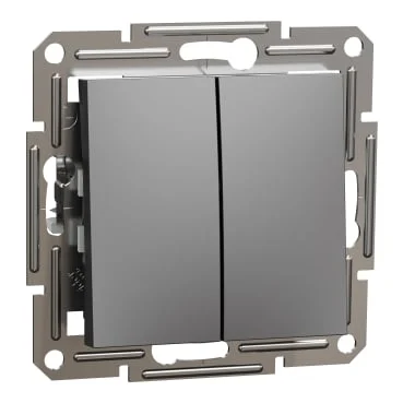 SWITCH SCHNEIDER ASPHORA 1+1 ANTHRACITE