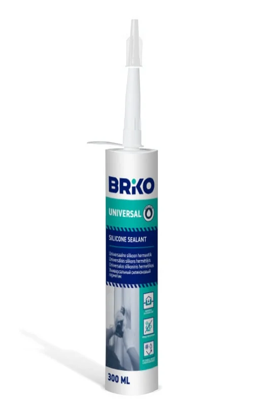 СИЛИКОН BRIKO 1001 U 300ML БЕЛЫЙ