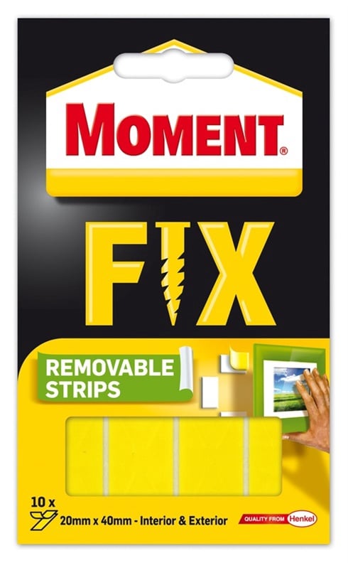 ADHESIVE TAPE MOMENT TWO-PART SUPERFIX REMOVABLE
