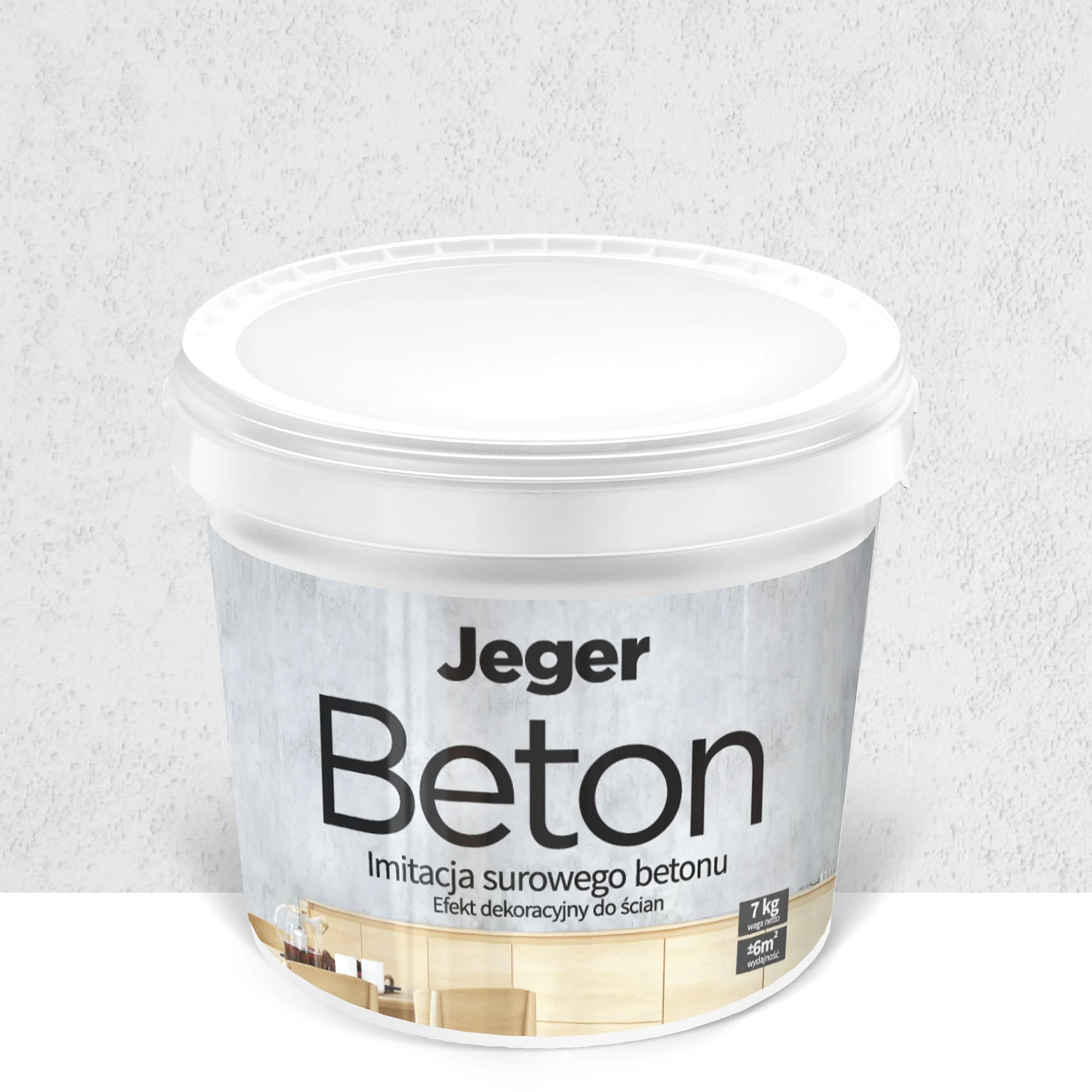 APMETUMS DEKOR JEGER BETON 7KG BIACO