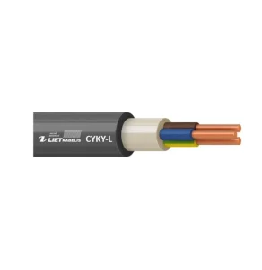 CABLE CYKY-L 4X6 BLACK (100)