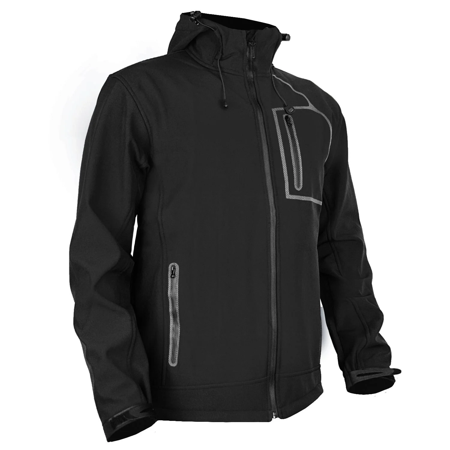 ŽAKETE VĪRIEŠU SOFTSHELL STR_027_BLACK_M