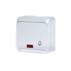 SCHNEIDER PRIMA DOOR BELL SWITCH IND. WHITE