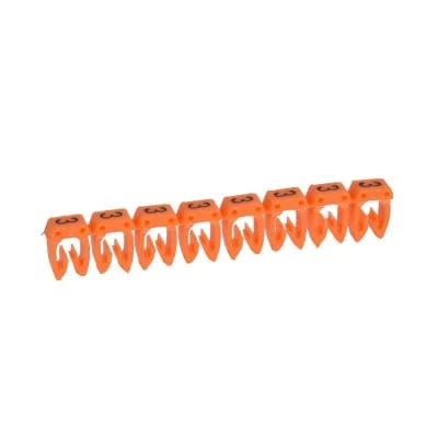 CABLE MARKERS 0.5-1.5MM2 (120) ORANGE