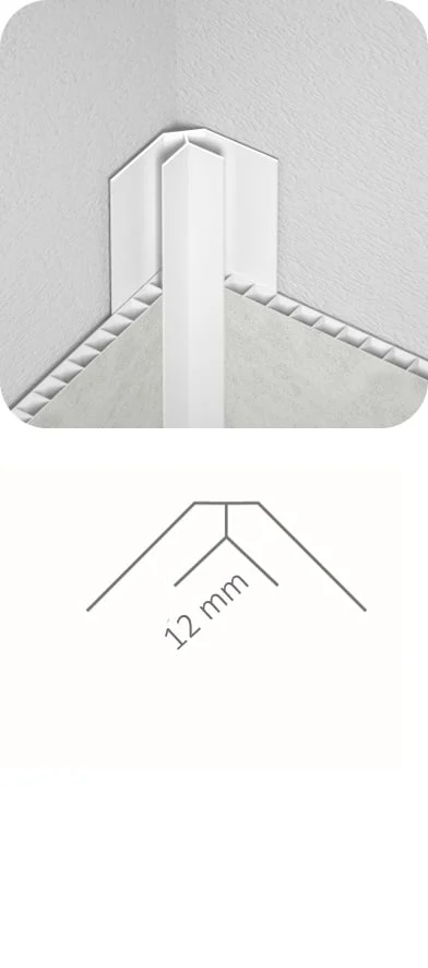 STŪRIS PVC IEKŠĒJAIS B5 BALTS 2.7M (15)