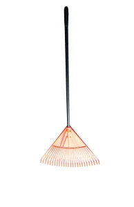 PLASTIC RAKE WITH METAL HANDLE 26D VG147