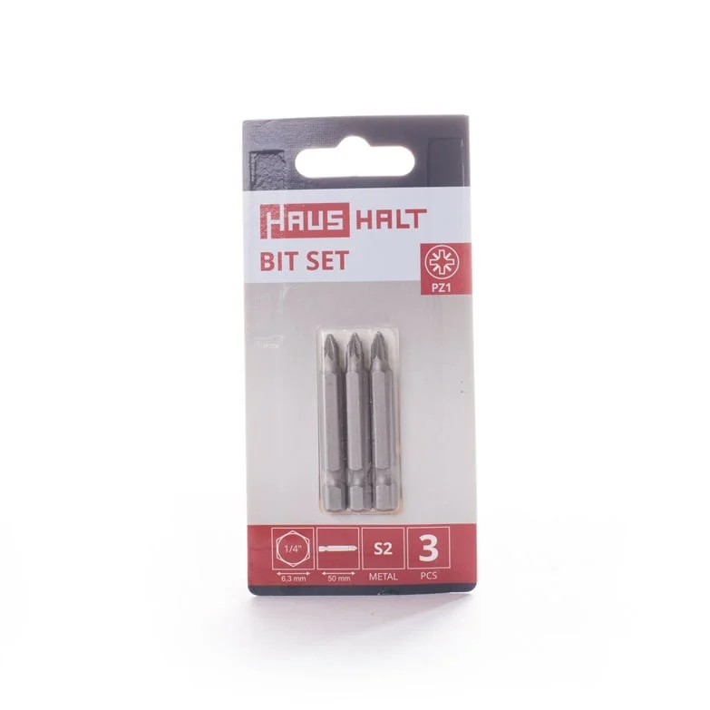 SCREWDRIVER TIP PZ1X50MM 3PCS