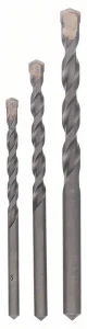 COMB. DRILL BIT FOR CONCRETE, 5, 6, 8MM SILVER PERC.