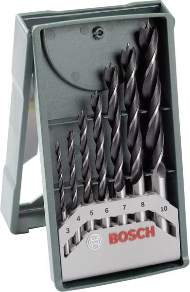 COMPLETE DRILL SET FOR WOOD 7PCS.