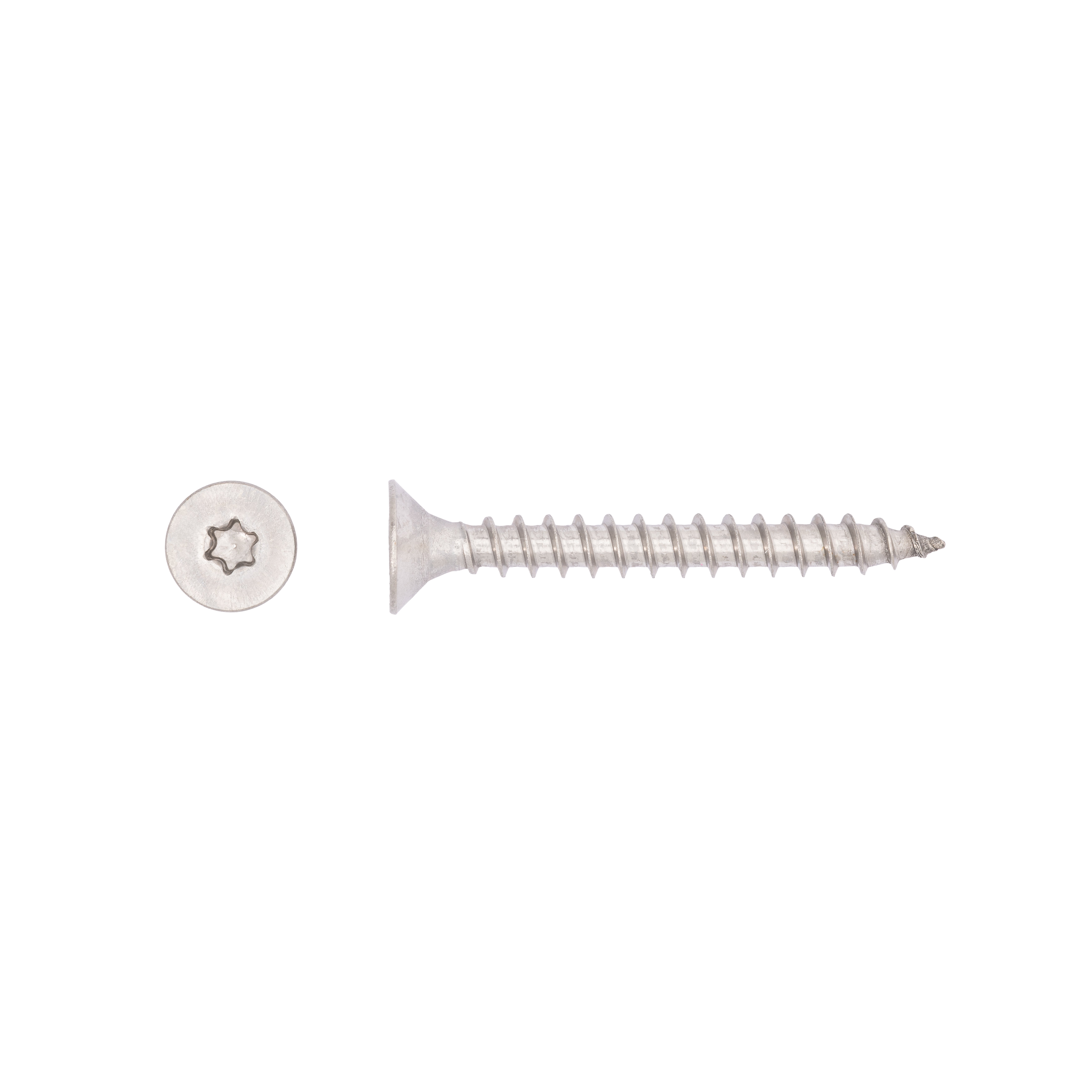 WOOD SCREW A2 6X50 TORX 10PCS