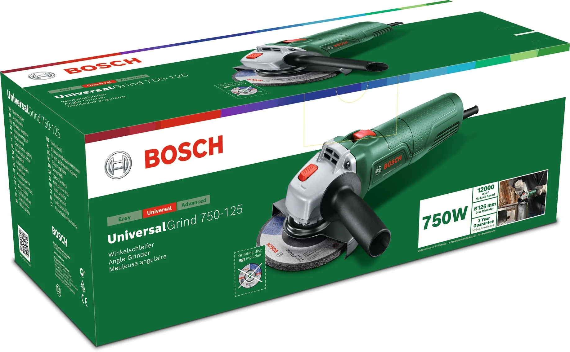 BOSCH UNIVERSAL GRIND 750-125 750W