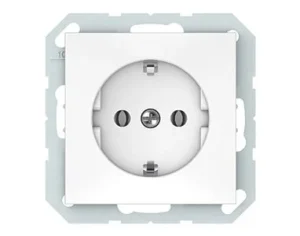 RECESSED SOCKET WITH GROUND. WHITE. RP16-002-02 QR1000