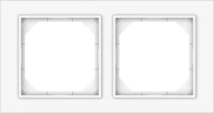 FRAME 2 PLACES WHITE R02 QR1000