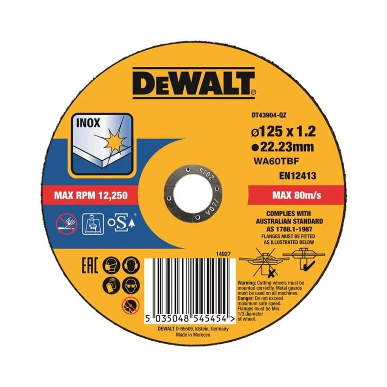 CUTTING DISK STEEL 125X1.2MM