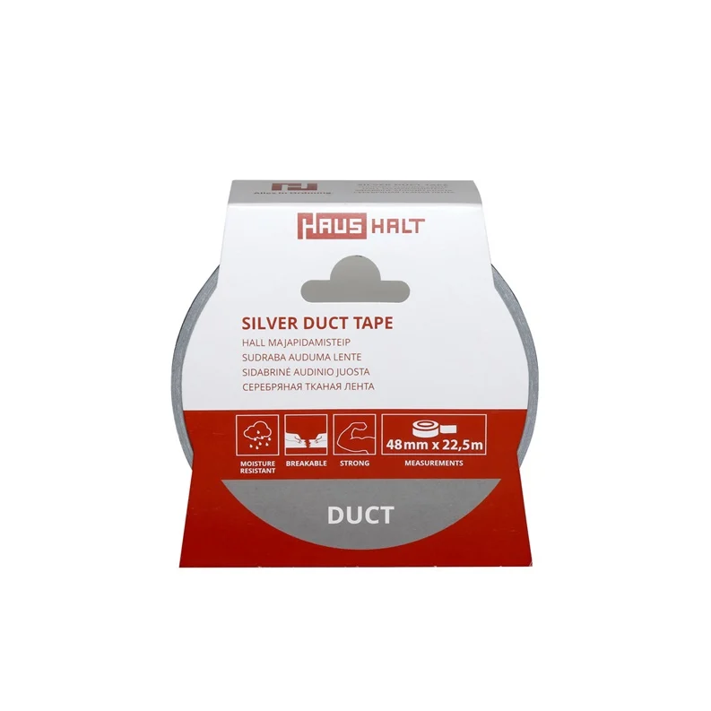 ADHESIVE TAPE HAUSHALT 48 MM 22.5M SILVER